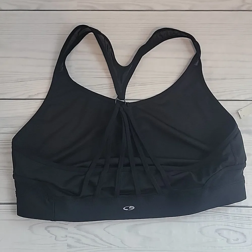 Champion strappy sports bra - black Women's Size L